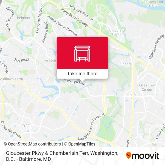 Gloucester Pkwy & Chamberlain Terr map