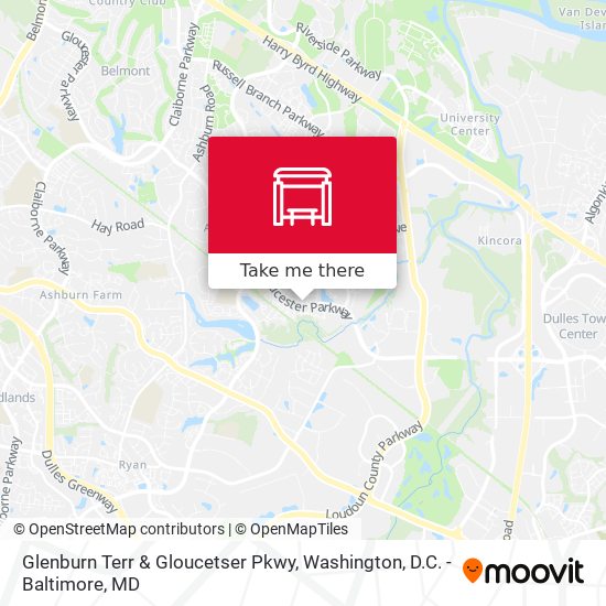 Glenburn Terr & Gloucetser Pkwy map