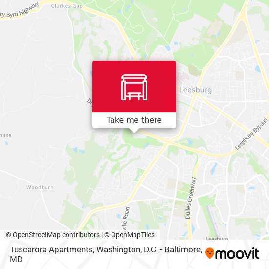 Mapa de Tuscarora Apartments