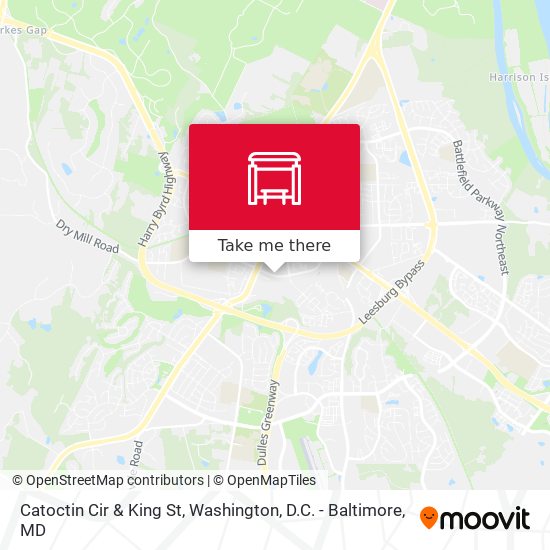 Mapa de Catoctin Cir & King St
