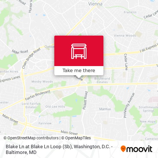 Mapa de Blake Ln at Blake Ln Loop (Sb)