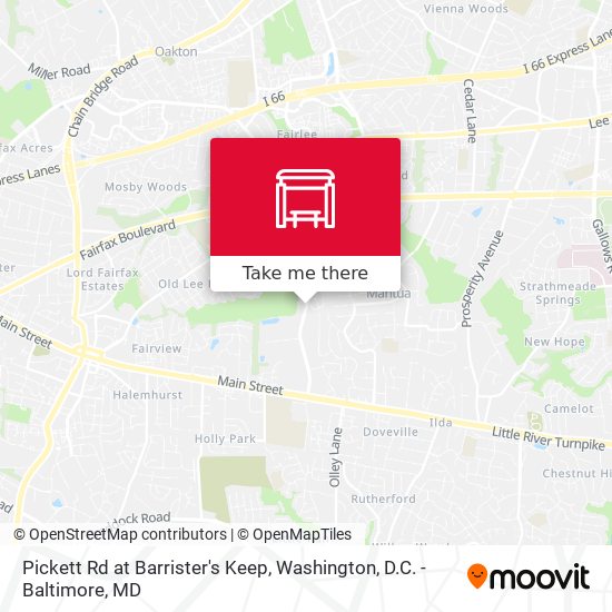 Mapa de Pickett Rd at Barrister's Keep