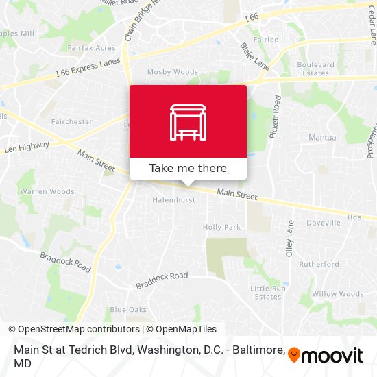 Mapa de Main St at Tedrich Blvd