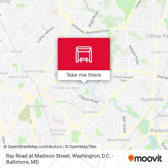 Ray Road at Madison Street map