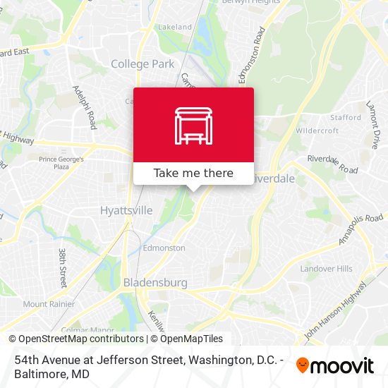 Mapa de 54th Avenue at Jefferson Street