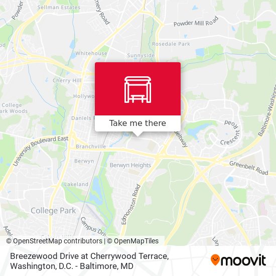 Mapa de Breezewood Drive at Cherrywood Terrace