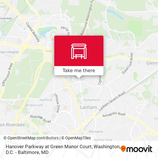 Mapa de Hanover Parkway at Green Manor Court