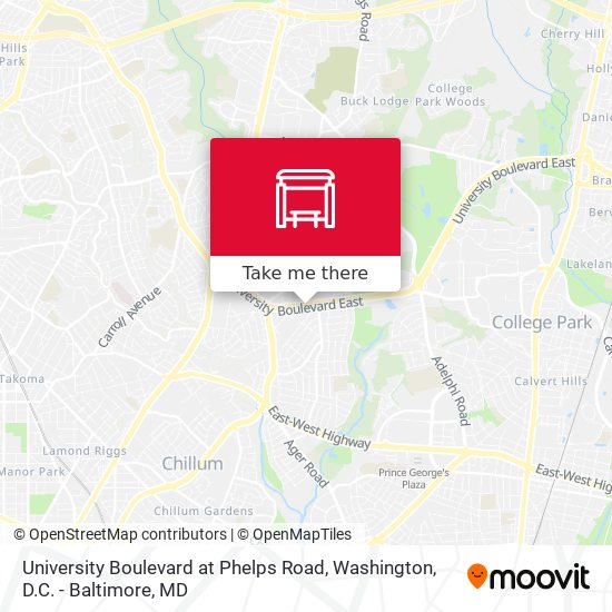 Mapa de University Boulevard at Phelps Road