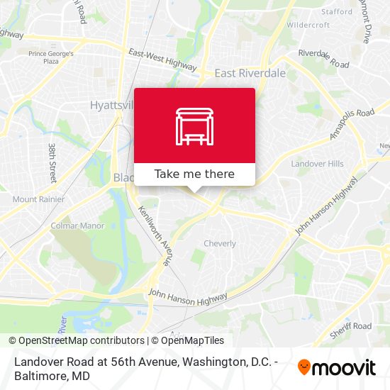 Mapa de Landover Road at 56th Avenue