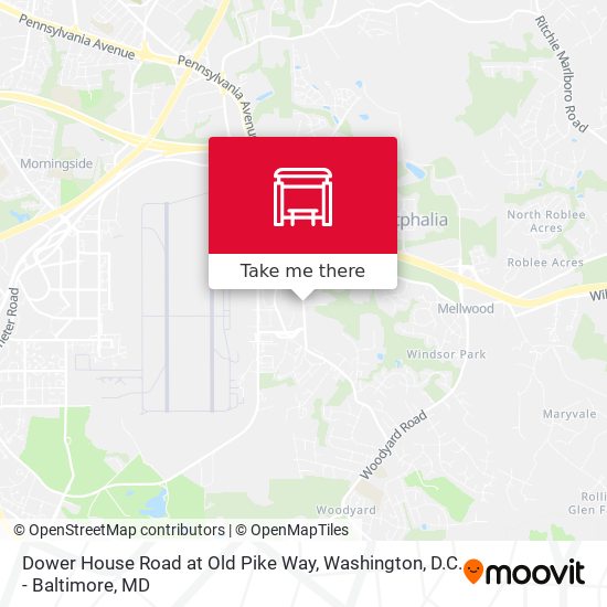 Mapa de Dower House Road at Old Pike Way