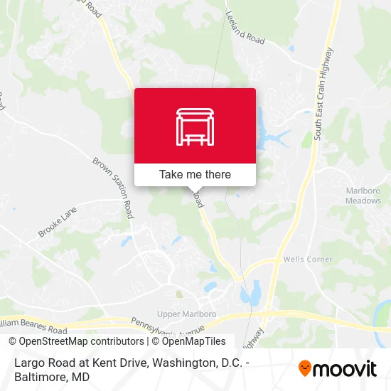 Largo Road at Kent Drive map