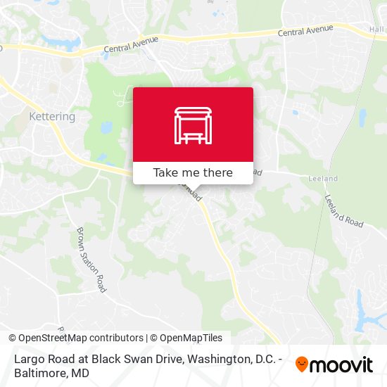 Largo Road at Black Swan Drive map