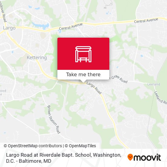 Mapa de Largo Road at Riverdale Bapt. School
