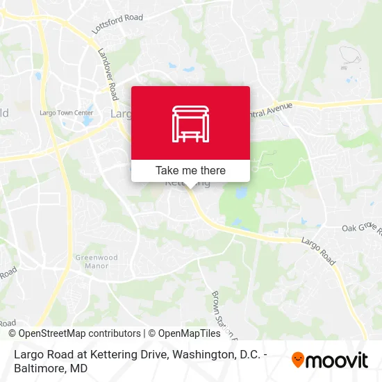 Largo Road at Kettering Drive map