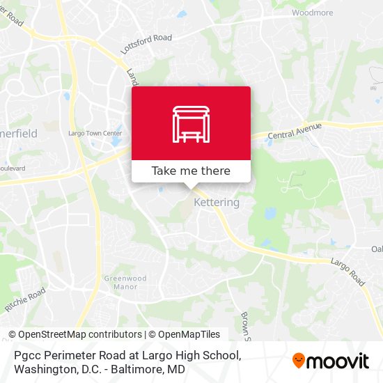 Mapa de Pgcc Perimeter Road at Largo High School