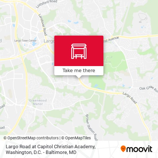 Largo Road at Capitol Christian Academy map