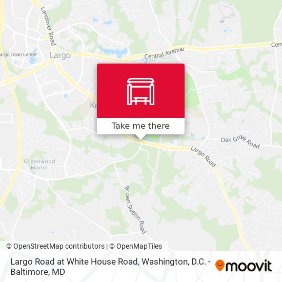 Largo Road at White House Road map