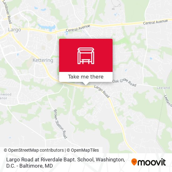 Mapa de Largo Road at Riverdale Bapt. School