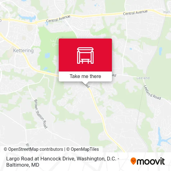Largo Road at Hancock Drive map