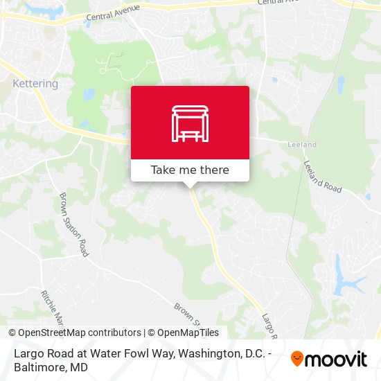 Mapa de Largo Road at Water Fowl Way