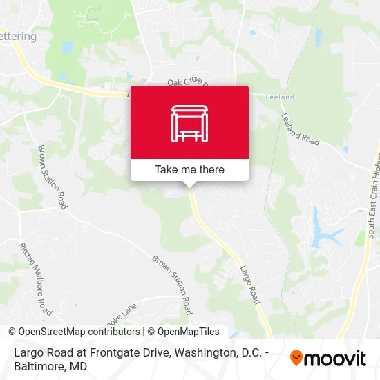 Largo Road at Frontgate Drive map