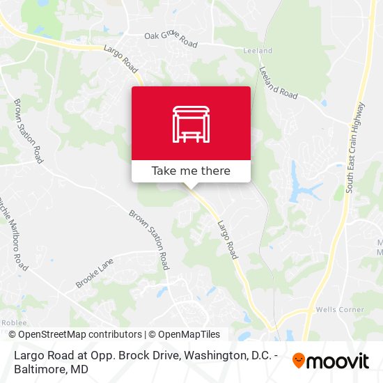 Largo Road at Opp. Brock Drive map