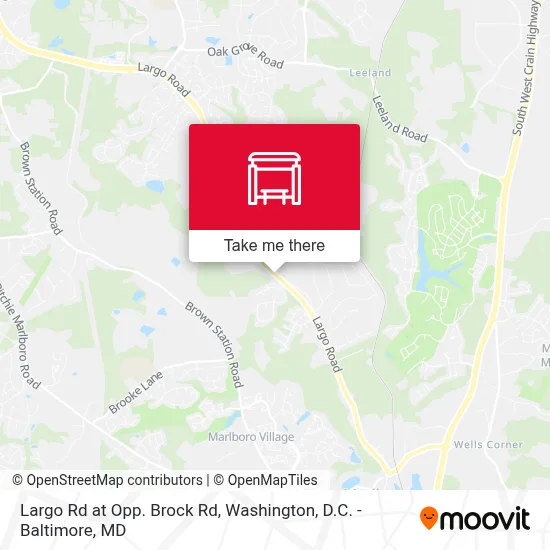 Largo Rd at Opp. Brock Rd map