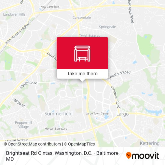 Brightseat Rd Cintas map