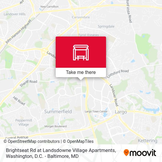 Brightseat Rd at Landsdowne Village Apartments map