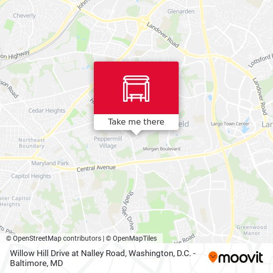 Mapa de Willow Hill Drive at Nalley Road