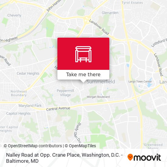 Nalley Road at Opp. Crane Place map