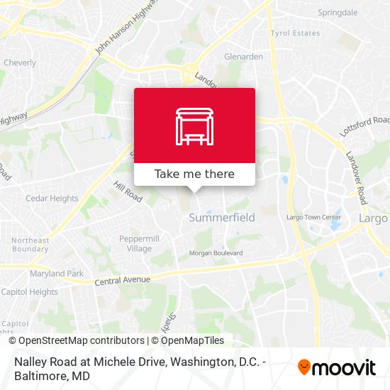 Mapa de Nalley Road at Michele Drive
