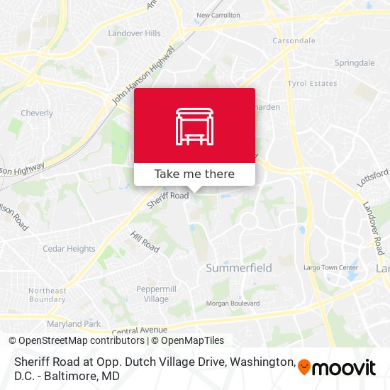 Mapa de Sheriff Road at Opp. Dutch Village Drive