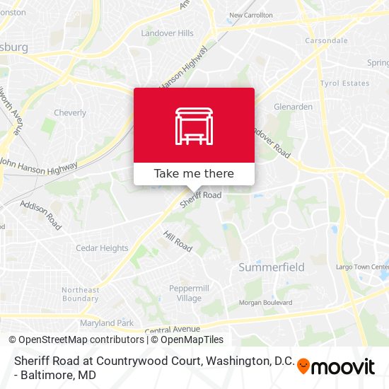 Sheriff Road at Countrywood Court map