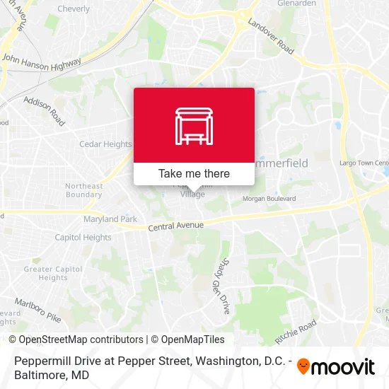 Peppermill Drive at Pepper Street map