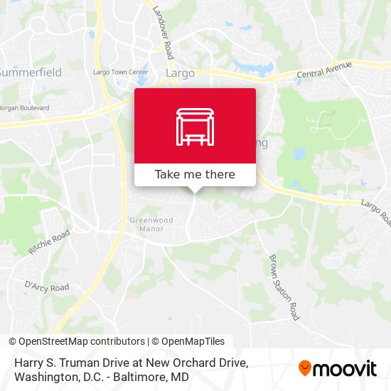 Harry S. Truman Drive at New Orchard Drive map