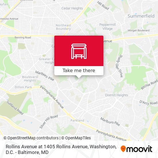 Rollins Avenue at 1405 Rollins Avenue map