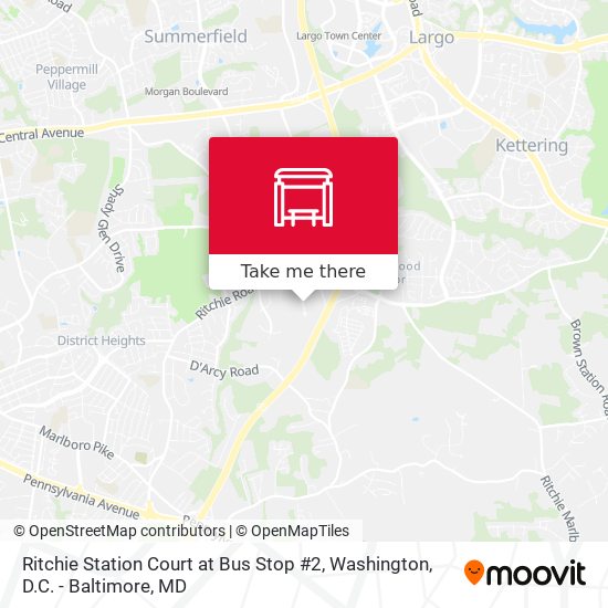 Mapa de Ritchie Station Court at Bus Stop #2