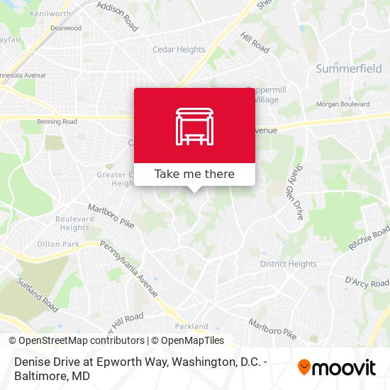 Denise Drive at Epworth Way map
