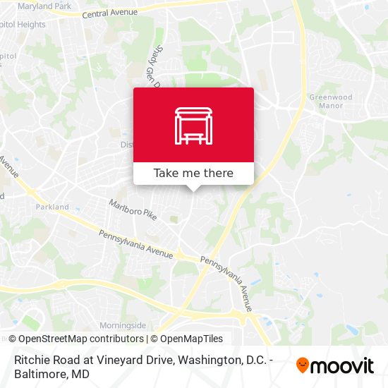 Mapa de Ritchie Road at Vineyard Drive