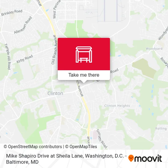 Mike Shapiro Drive at Sheila Lane map