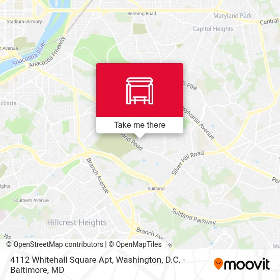 4112 Whitehall Square Apt map