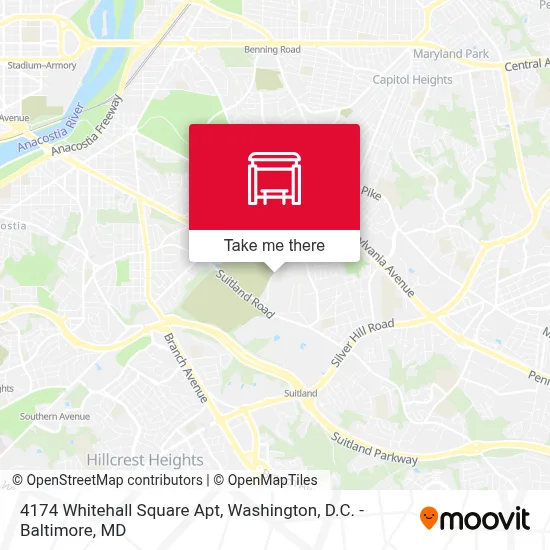 4174 Whitehall Square Apt map