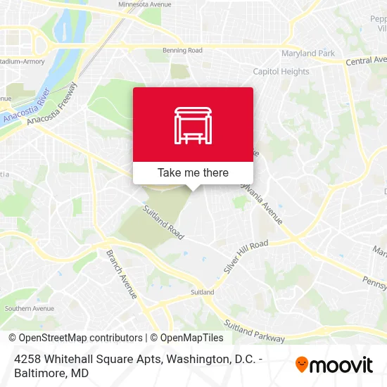 4258 Whitehall Square Apts map