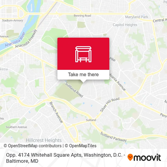 Opp. 4174 Whitehall Square Apts map
