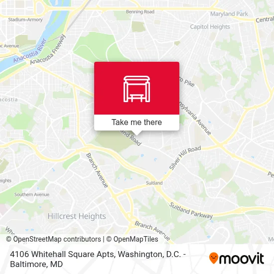 4106 Whitehall Square Apts map