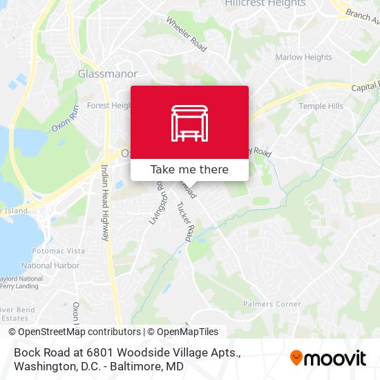Mapa de Bock Road at 6801 Woodside Village Apts.