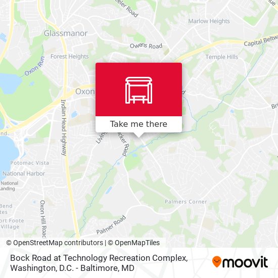 Bock Road at Technology Recreation Complex map