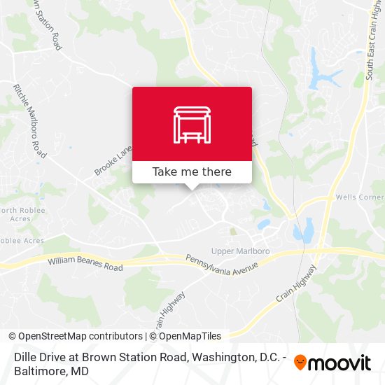 Mapa de Dille Drive at Brown Station Road