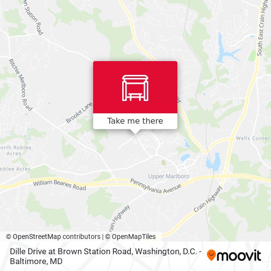 Dille Drive at Brown Station Road map